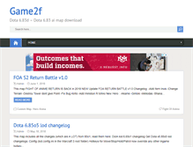 Tablet Screenshot of game2f.com